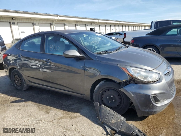 2013 Hyundai Accent GLS with VIN KMHCT4AE2DU311364, listed as a Copart auction lot 73718214 with 146,095 mi miles and Salvage Title. Bid and sale history available at carsss.com. Image 4.