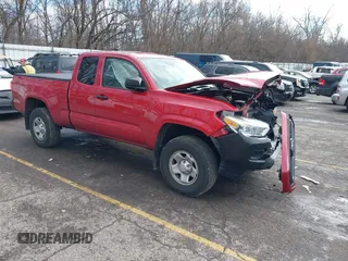 2019 Toyota Tacoma SR with VIN 5TFSX5ENXKX064059, listed as a IAAI auction lot 40901024 with 108,527 mi miles and . Bid and sale history available at DreamBid. Image 1.