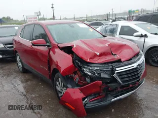 2023 Chevrolet Equinox LT with VIN 3GNAXKEG5PL255572, listed as a IAAI auction lot 42180462 with 19,949 mi miles and . Bid and sale history available at DreamBid. Image 1.