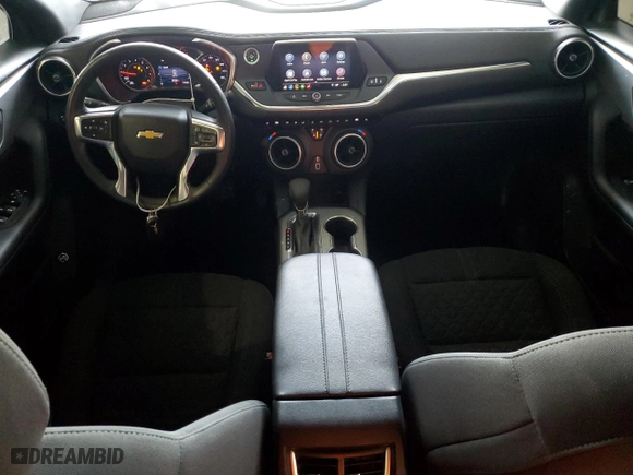 2021 Chevrolet Blazer LT with VIN 3GNKBCR41MS527044, listed as a Copart auction lot 45596135 with 62,369 mi miles and Salvage Title. Bid and sale history available at carsss.com. Image 8.