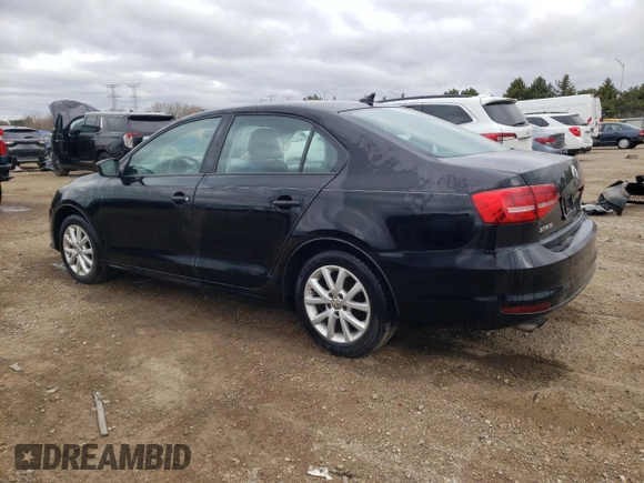 2015 Volkswagen Jetta Sedan 1.8T SE with VIN 3VWD07AJ4FM304789, listed as a Copart auction lot 52968095 with 91,867 mi miles and Salvage Title. Bid and sale history available at carsss.com. Image 2.