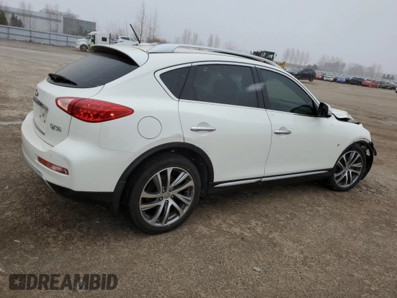 2016 Infiniti QX50 with VIN JN1BJ0RR1GM267791, listed as a Copart auction lot 43334394 with 55,805 mi miles. Bid and sale history available at carsss.com. Image 3.