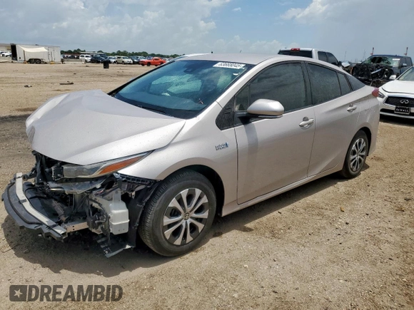 2021 Toyota Prius LE z VIN JTDKAMFP8M3177157, wystawiony jako Copart lot #63668045 z przebiegiem 44 760 mil mil oraz Czysty tytuł • Clean title. Historia ofert i sprzedaży dostępna na DreamBid. Obrazek 1.