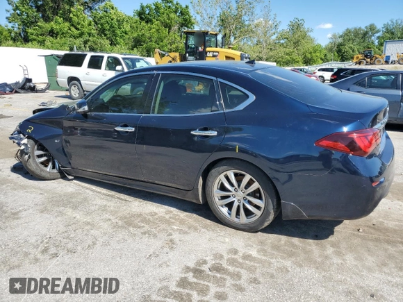 2015 Infiniti Q70 with VIN JN1BY1AR5FM561805, listed as a Copart auction lot 57892685 with 208,526 mi miles and Salvage title. Bid and sale history available at DreamBid. Image 2.