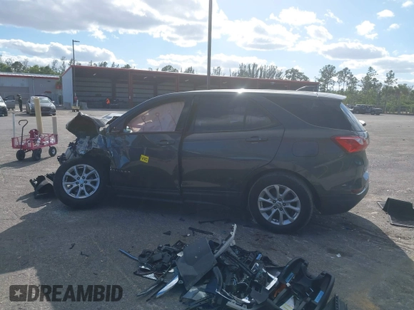 2018 Chevrolet Equinox LS with VIN 3GNAXHEV4JL265793, listed as a IAAI auction lot 41018511 with Not Provided miles and . Bid and sale history available at DreamBid. Image 13.