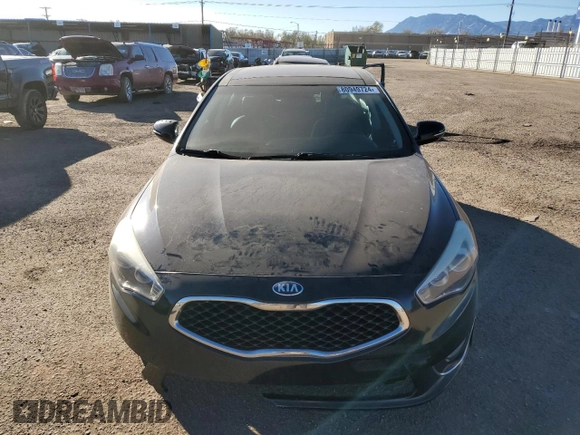 2016 Kia Cadenza Premium with VIN KNALN4D73G5220806, listed as a Copart auction lot 80949724 with 88,114 mi miles and Salvage Title. Bid and sale history available at carsss.com. Image 5.