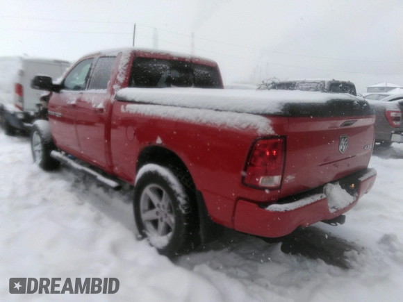 2012 Ram 1500 Sport with VIN 1C6RD7HTXCS335964, listed as a IAAI auction lot 41262608 with 86,673 mi miles and . Bid and sale history available at DreamBid. Image 3.