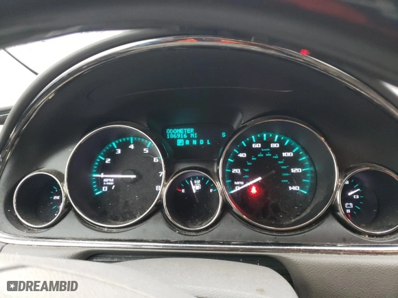 2015 Buick Enclave Convenience with VIN 5GAKRAKD7FJ214315, listed as a Copart auction lot 43698155 with 186,916 mi miles and Salvage Title. Bid and sale history available at carsss.com. Image 9.