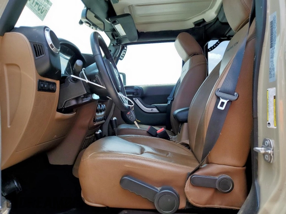 2017 Jeep Wrangler Unlimited Rubicon with VIN 1C4BJWFG1HL667974, listed as a Copart auction lot 59470365 with 22,241 mi miles and Salvage title. Bid and sale history available at DreamBid. Image 7.