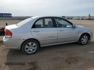 2008 Kia Spectra EX z VIN KNAFE121185541321, wystawiony jako Copart lot #55216295 z przebiegiem 120 833 mil mil oraz Szkoda całkowita • Salvage title. Historia ofert i sprzedaży dostępna na DreamBid. Obrazek 3.