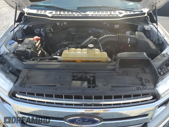 2020 Ford F-150 XL with VIN 1FTEW1C50LFB17628, listed as a Copart auction lot 43957755 with 100,119 mi miles and Salvage Title. Bid and sale history available at carsss.com. Image 12.