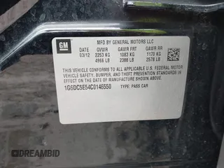 2012 Cadillac CTS with VIN 1G6DC5E54C0146550, listed as a IAAI auction lot 41735872 with 119,784 mi miles and . Bid and sale history available at DreamBid. Image 9.