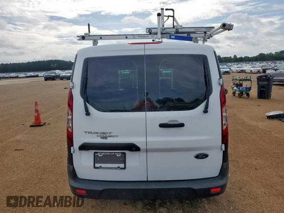 2020 Ford Transit Connect XL with VIN NM0LS7E25L1467792, listed as a Copart auction lot 64148735 with 77,154 mi miles and Salvage title. Bid and sale history available at DreamBid. Image 6.