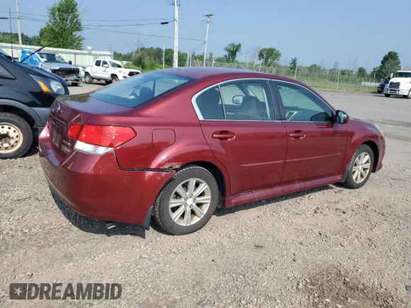 2012 Subaru Legacy Premium with VIN 4S3BMBC64C3014849, listed as a Copart auction lot 64782135 with 106,428 mi miles and Clean title. Bid and sale history available at DreamBid. Image 3.