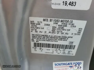 2011 Ford Escape Limited with VIN 1FMCU0E78BKA67505, listed as a Copart auction lot 51219065 with 65,022 mi miles and Clean Title. Bid and sale history available at carsss.com. Image 13.