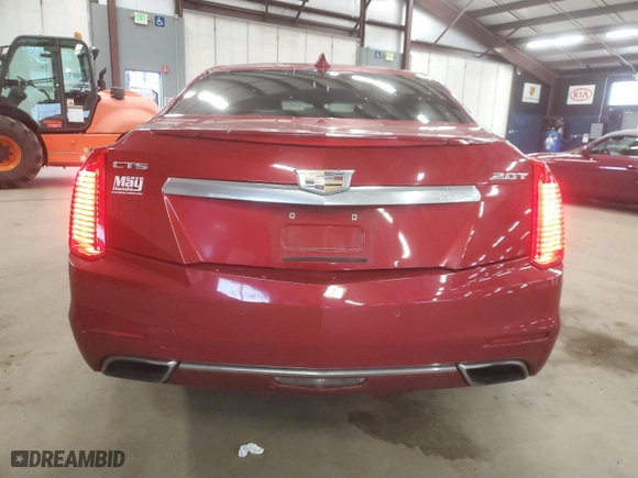 2016 Cadillac CTS Sedan RWD with VIN 1G6AP5SX4G0186923, listed as a Copart auction lot 50727445 with 100,388 mi miles and Clean Title. Bid and sale history available at carsss.com. Image 6.