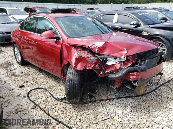 2013 Buick Regal with VIN 2G4GR5ER7D9232837, listed as a Copart auction lot 61958103 with 93,345 mi miles and Non Repairable. Bid and sale history available at carsss.com. Image 4.
