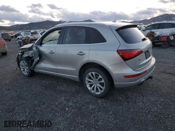 2015 Audi Q5 Premium with VIN WA1CFAFP9FA026762, listed as a Copart auction lot 85330814 with 91,146 mi miles and Salvage Title. Bid and sale history available at carsss.com. Image 2.