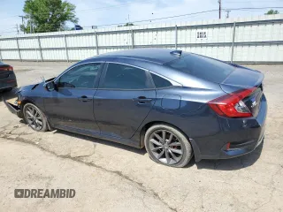 2020 Honda Civic EX-L z VIN 19XFC1F73LE017348, wystawiony jako Copart lot #52492255 z przebiegiem Nie podano mil oraz Szkoda całkowita • Salvage title. Historia ofert i sprzedaży dostępna na DreamBid. Obrazek 2.