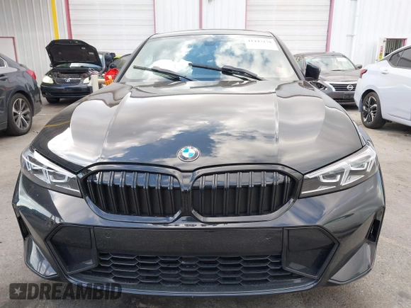 2023 BMW 3 Series 330i with VIN 3MW69FF00P8D17350, listed as a IAAI auction lot 41447178 with 23,372 mi miles. Bid and sale history available at carsss.com. Image 12.