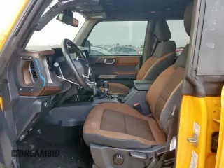 2021 Ford Bronco с VIN 1FMDE5DH6MLB02239, выставлен на аукционе Copart как лот 55315985 с пробегом 36 310 миль миль и На запчасти • Non repairable. История ставок и продаж доступна на DreamBid. Изображение 7.