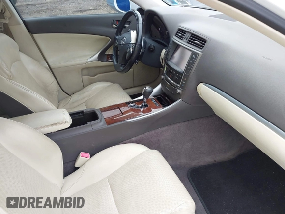 2013 Lexus IS 250 with VIN JTHCF5C21D5062052, listed as a IAAI auction lot 42121728 with 96,984 mi miles and . Bid and sale history available at DreamBid. Image 5.