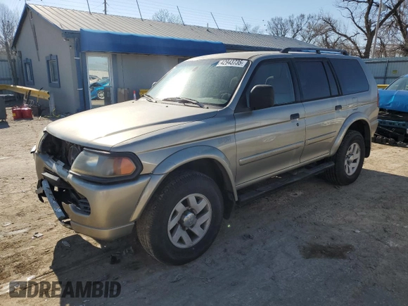2002 Mitsubishi Montero XLS z VIN JA4MT31R22J009216, wystawiony jako Copart lot #42943735 z przebiegiem 190 168 mil mil oraz Szkoda całkowita • Salvage title. Historia ofert i sprzedaży dostępna na DreamBid. Obrazek 1.