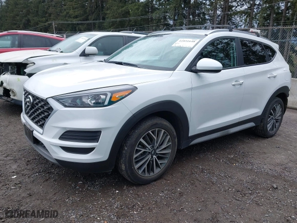 2020 Hyundai Tucson SEL with VIN KM8J3CAL1LU095182, listed as a IAAI auction lot 41851648 with 25,208 mi miles. Bid and sale history available at carsss.com. Image 18.