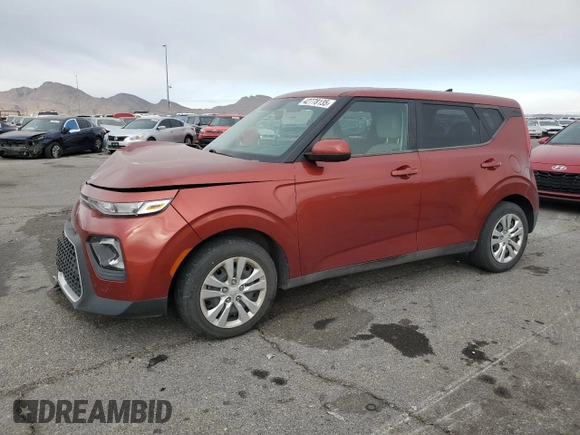 2020 Kia Soul LX with VIN KNDJ23AU2L7115969, listed as a Copart auction lot 42778135 with 62,814 mi miles and Salvage Title. Bid and sale history available at carsss.com. Image 1.