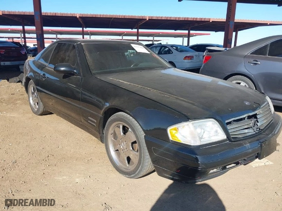 1999 Mercedes-Benz SL-Class with VIN WDBFA68F6XF181713, listed as a IAAI auction lot 41337468 with NaN miles. Bid and sale history available at carsss.com. Image 1.