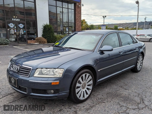 2004 Audi A8 L with VIN WAUML44E84N017883, listed as a Copart auction lot 45794225 with 167,505 mi miles and Clean Title. Bid and sale history available at carsss.com. Image 2.