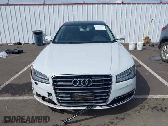 2015 Audi A8 4.0T with VIN WAU32AFD6FN039739, listed as a IAAI auction lot 41946401 with 102,668 mi miles and . Bid and sale history available at DreamBid. Image 12.