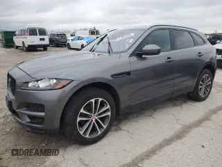 2018 Jaguar F-Pace 20d Premium with VIN SADCJ2FNXJA257790, listed as a Copart auction lot 81945434 with 76,524 mi miles and Clean Title. Bid and sale history available at DreamBid. Image 1.