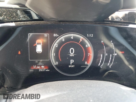 2024 Lexus NX with VIN JTJAGCEZXR2015144, listed as a Copart auction lot 48719455 with 2,637 mi miles and Salvage Title. Bid and sale history available at carsss.com. Image 9.