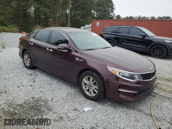 2016 Kia Optima LX z VIN 5XXGT4L3XGG025113, wystawiony jako Copart lot #51310875 z przebiegiem 188 415 mil mil oraz Szkoda całkowita • Salvage title. Historia ofert i sprzedaży dostępna na DreamBid. Obrazek 4.
