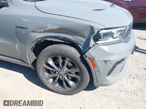 2022 Dodge Durango R/T with VIN 1C4SDJCT9NC230716, listed as a IAAI auction lot 42676407 with 21,791 mi miles and . Bid and sale history available at DreamBid. Image 6.