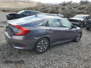 2017 Honda Civic Sedan EX with VIN 19XFC2F71HE022755, listed as a Copart auction lot 50838025 with 53,680 mi miles and Salvage Title. Bid and sale history available at carsss.com. Image 3.