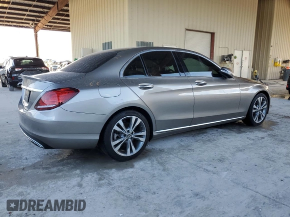2019 Mercedes-Benz C 300 with VIN WDDWF8DB2KR502810, listed as a Copart auction lot 60519765 with 56,972 mi miles and Salvage title. Bid and sale history available at DreamBid. Image 3.