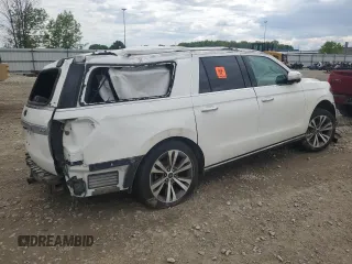 2020 Ford Expedition Max Limited with VIN 1FMJK2AT9LEA23976, listed as a Copart auction lot 58946105 with 77,892 mi miles and Non repairable. Bid and sale history available at DreamBid. Image 3.