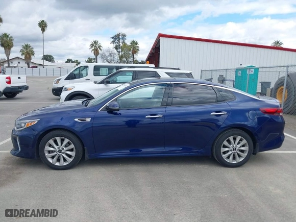 2018 Kia Optima LX with VIN 5XXGT4L37JG249401, listed as a IAAI auction lot 41746073 with NaN miles. Bid and sale history available at carsss.com. Image 15.