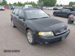 1999 Audi A4 with VIN WAUGB28D3XA309541, listed as a IAAI auction lot 42572040 with 276,176 mi miles and . Bid and sale history available at DreamBid. Image 1.