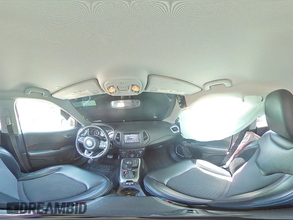 2017 Jeep Compass Latitude with VIN 3C4NJDBB3HT660606, listed as a Copart auction lot 60023685 with 80,526 mi miles and Salvage title. Bid and sale history available at DreamBid. Image 15.