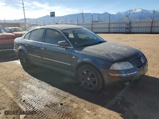 2003 Volkswagen Passat GLX with VIN WVWTH63B13P056529, listed as a Copart auction lot 80905134 with 191,183 mi miles and Salvage Title. Bid and sale history available at carsss.com. Image 4.