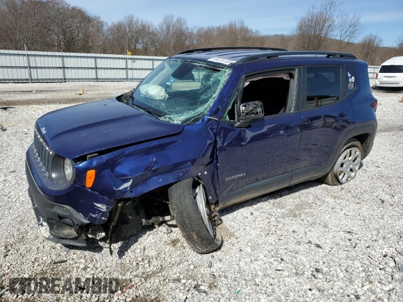 2018 Jeep Renegade Latitude с VIN ZACCJABB8JPJ21950, выставлен на аукционе Copart как лот 48224155 с пробегом 158 213 миль миль и Списание • Salvage title. История ставок и продаж доступна на DreamBid. Изображение 1.