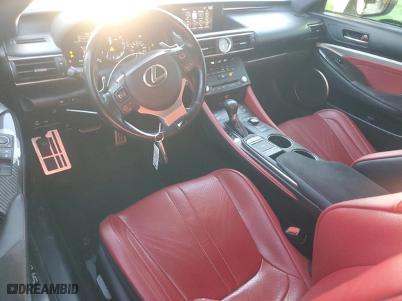 2017 Lexus RC F with VIN JTHHP5BC3H5006567, listed as a Copart auction lot 88174455 with 91,918 mi miles and Salvage Title. Bid and sale history available at carsss.com. Image 8.