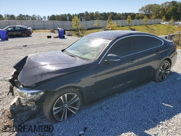 2020 BMW 4 Series 430i xDrive with VIN WBA4J3C03LBL11794, listed as a Copart auction lot 75765264 with 47,576 mi miles and Salvage title. Bid and sale history available at DreamBid. Image 1.