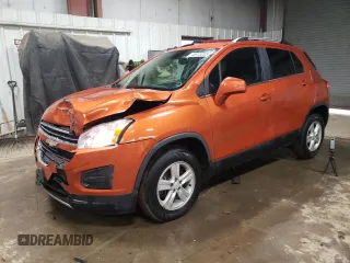 2015 Chevrolet Trax LT with VIN KL7CJRSB8FB252909, listed as a Copart auction lot 46915225 with 89,114 mi miles and Salvage Title. Bid and sale history available at carsss.com. Image 1.