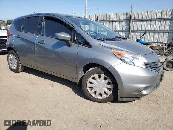 2015 Nissan Note S Plus with VIN 3N1CE2CPXFL437795, listed as a Copart auction lot 63340625 with 60,079 mi miles and Salvage title. Bid and sale history available at DreamBid. Image 4.