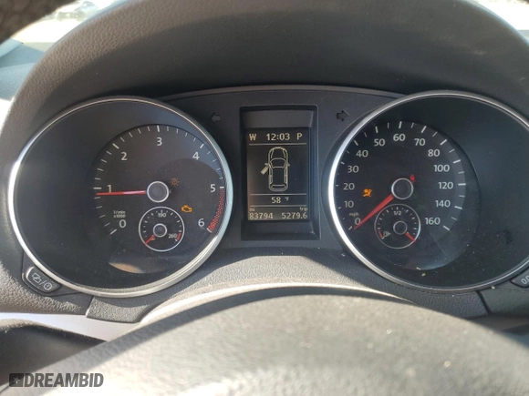 2014 Volkswagen Golf TDI w/Sunroof & Nav with VIN WVWDM7AJ0EW002339, listed as a Copart auction lot 81099894 with 83,794 mi miles and Salvage Title. Bid and sale history available at carsss.com. Image 9.