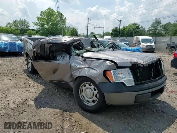 2014 Ford F-150 XL with VIN 1FTMF1CM7EKE51281, listed as a Copart auction lot 62495405 with Not provided miles and Salvage title. Bid and sale history available at DreamBid. Image 13.